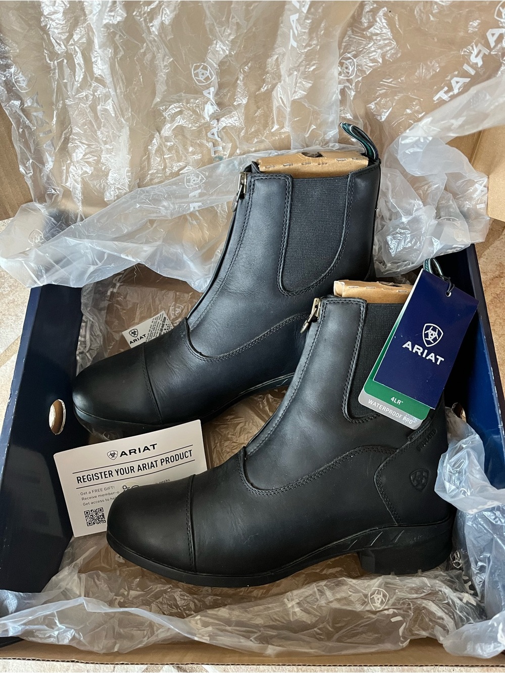 NWT Ariat Heritage h2o insulated paddock boots women’s!!